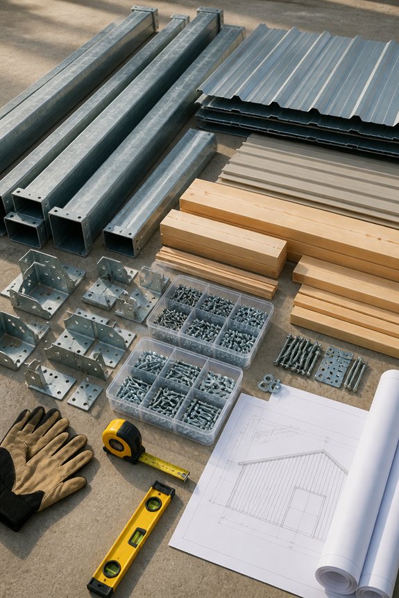 comprehensive pole building components