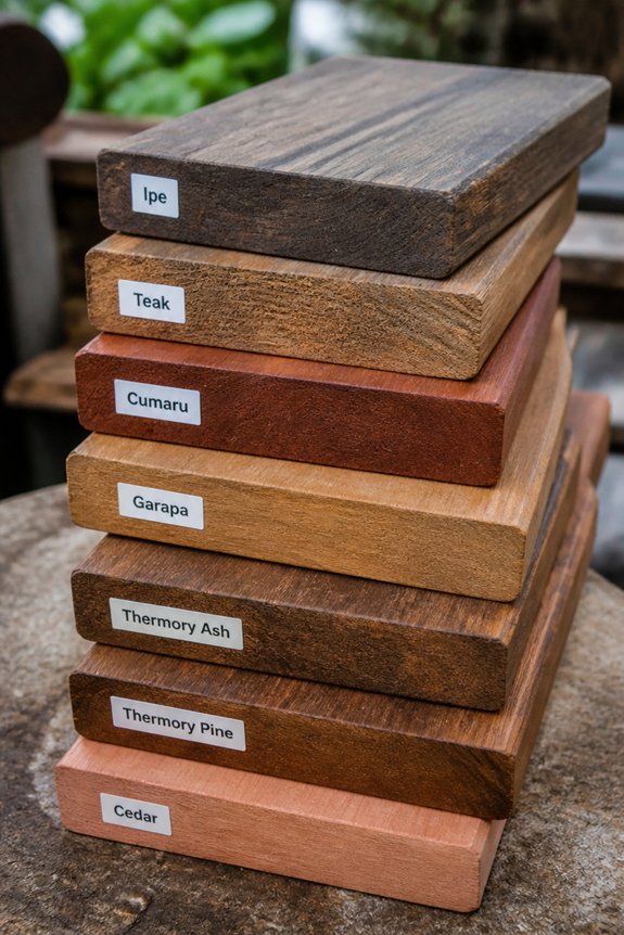 durable woods for pavilions