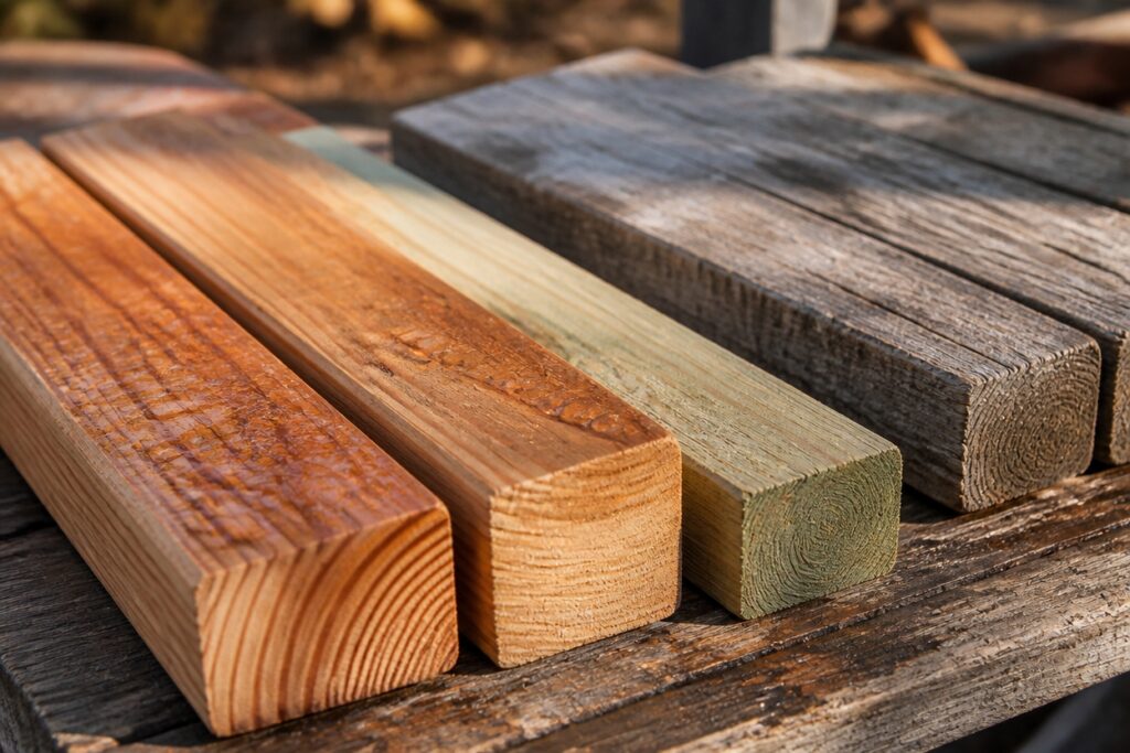 ideal wood for pavilions