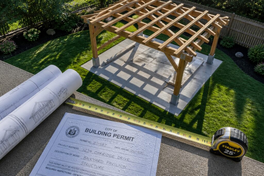 permit required for pavilion