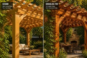 timber comparison for pergolas